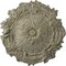 Ekena Millwork Plymouth Ceiling Medallion (Fits Canopies up to 1 5/8"), 16 3/4"OD x 1 3/8"P, Castle Stone Crackle CM16PLCSC - alternate 1